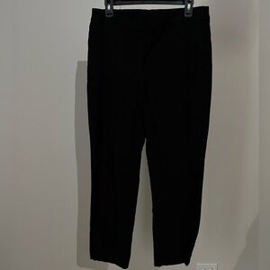 hilary radley black yoga pant leggings size large